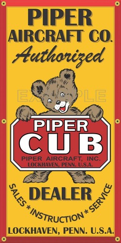 Piper cub airplane - cub, aircraft
