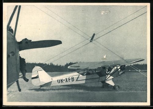 Postcard lietadlo piper - lietadlo,