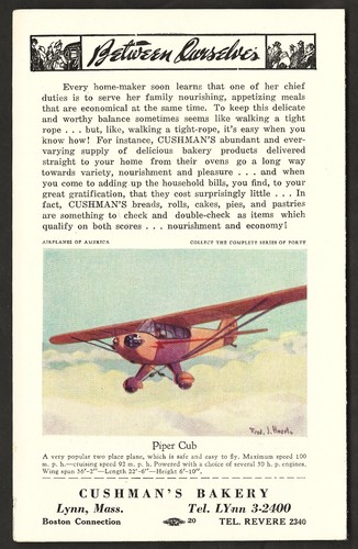 1941 piper cub airplane - 1941,
