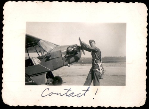 Pilot man airplane 1940s - airplane,