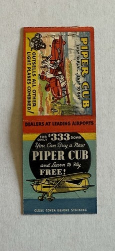 Piper cub airplane learn - cub,