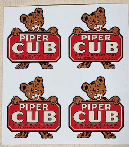 Four piper cub aircraft co - (4),