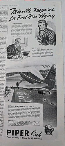 1944 piper cub - 1944, airplane