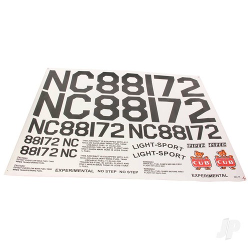 Seagull piper cub - cub, decal