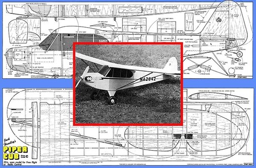Model airplane plans - airplane, (ff-rc)